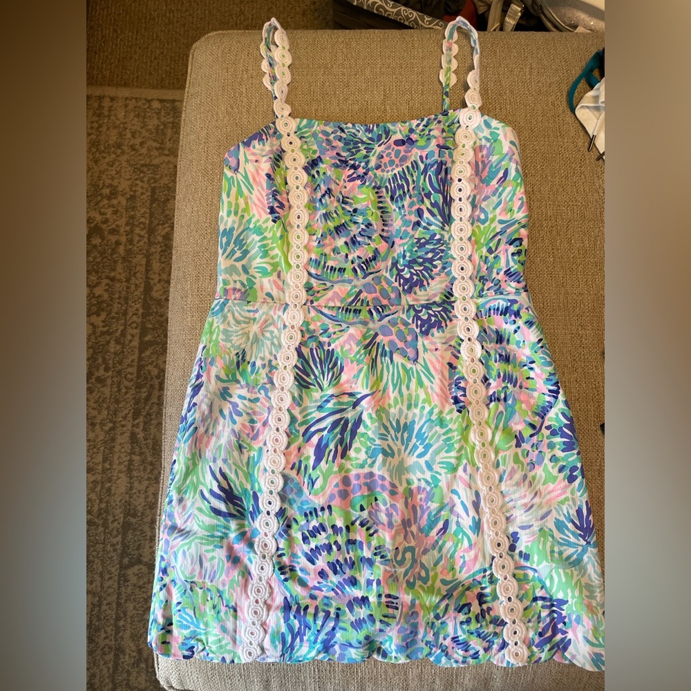 Lilly Pulitzer romper dress with built in shorts!